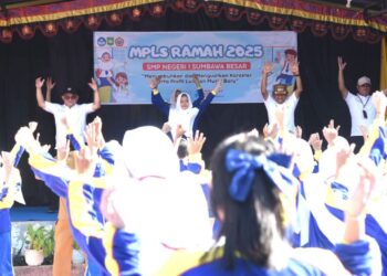MPLS Ramah Jadi Gerbang Awal Pendidikan Bermakna di Sumbawa