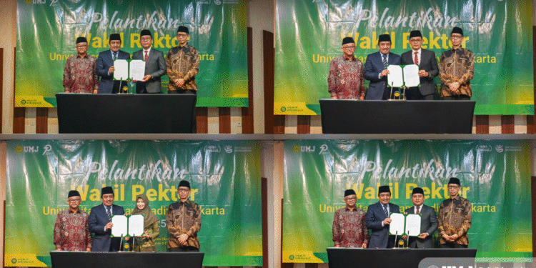 Empat Wakil Rektor UMJ Resmi Dilantik, Siap Jalankan Amanah 2025–2029