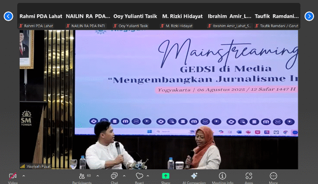 PP ‘Aisyiyah Gandeng Jurnalis Perkuat Jurnalisme Inklusif Berbasis GEDSI