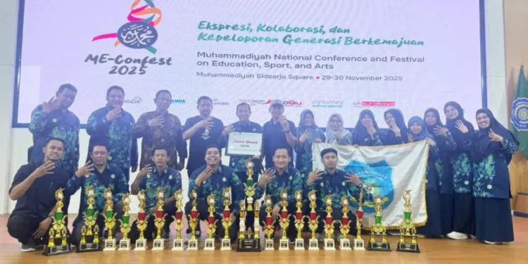 Borong 38 Trofi, SD Mudipat Surabaya Juara Umum ME Confest 2025
