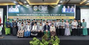 Maratua Simanjuntak dan Ardiansyah Ketua Umum dan Sekretaris Umum MUI Sumut 2025-2030