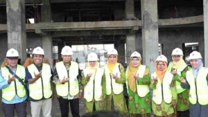 PP Aisyiyah Cek Langsung Persiapan Muktamar ke-49, Sport Hall Walidah Sudah Hampir Setengah Jadi