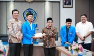 Rektor UMSU Melepas 19 Mahasiswa Ikuti Kompetisi Nasional KKI, MTQ, dan PEKSIMINAS 2026